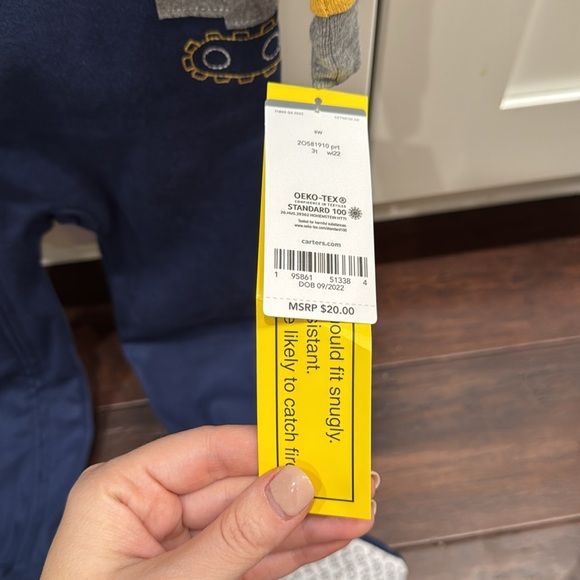 Carter’s Toddler Construction Footie Pajamas - Picture 5 of 5